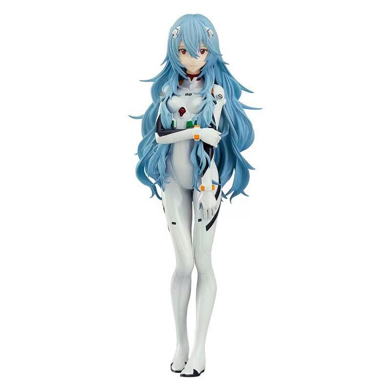 EVA Red Dress Rei & Asuka Figure Long Hair Theatrical Ver. Standing Model