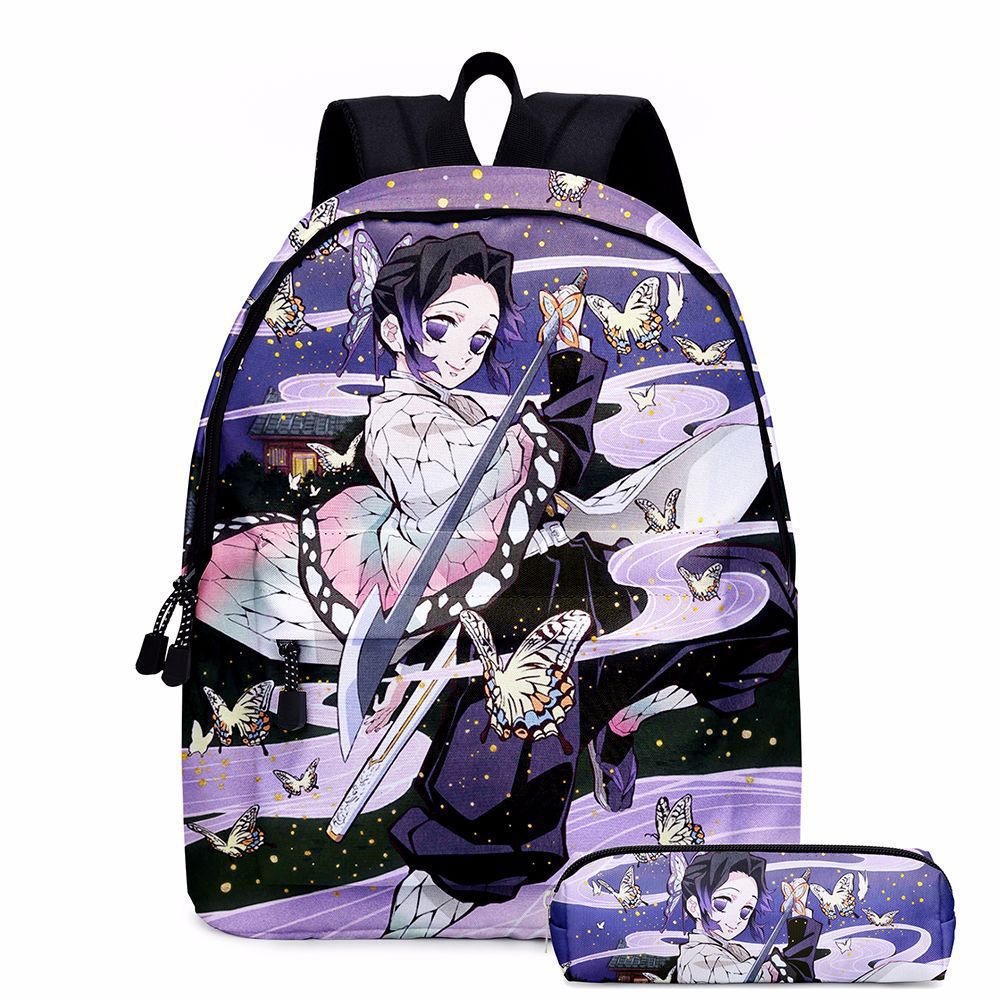Super Moon Blade 3D Print Anime Backpack 2-Piece School Bag Set
