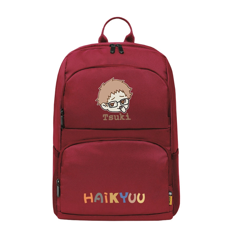 Volleyball Anime School Backpack Large Capacity Bag for Girls & Teens