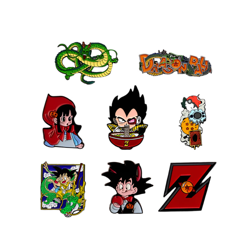 Dragon Ball Goku Metal Brooch Monkey King Anime Pin Accessory