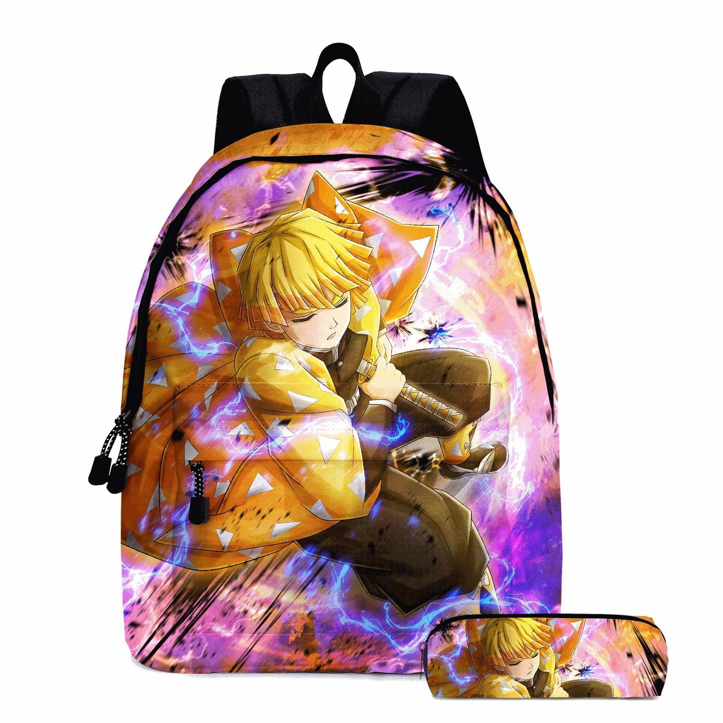 Super Moon Blade 3D Print Anime Backpack 2-Piece School Bag Set