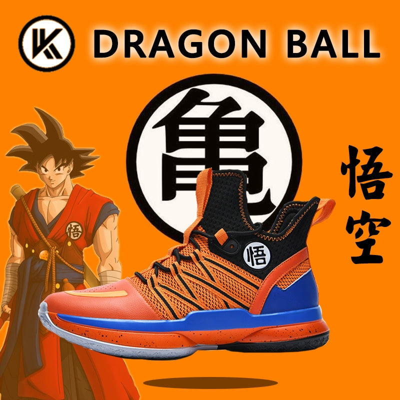 Goku Super Saiyan Fly-Knit Basketball Shoes Dragon Ball Anime Combat High-Tops