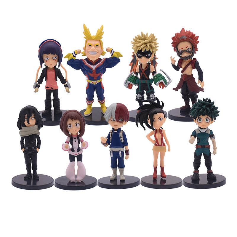 9 My Hero Academia Figure Set