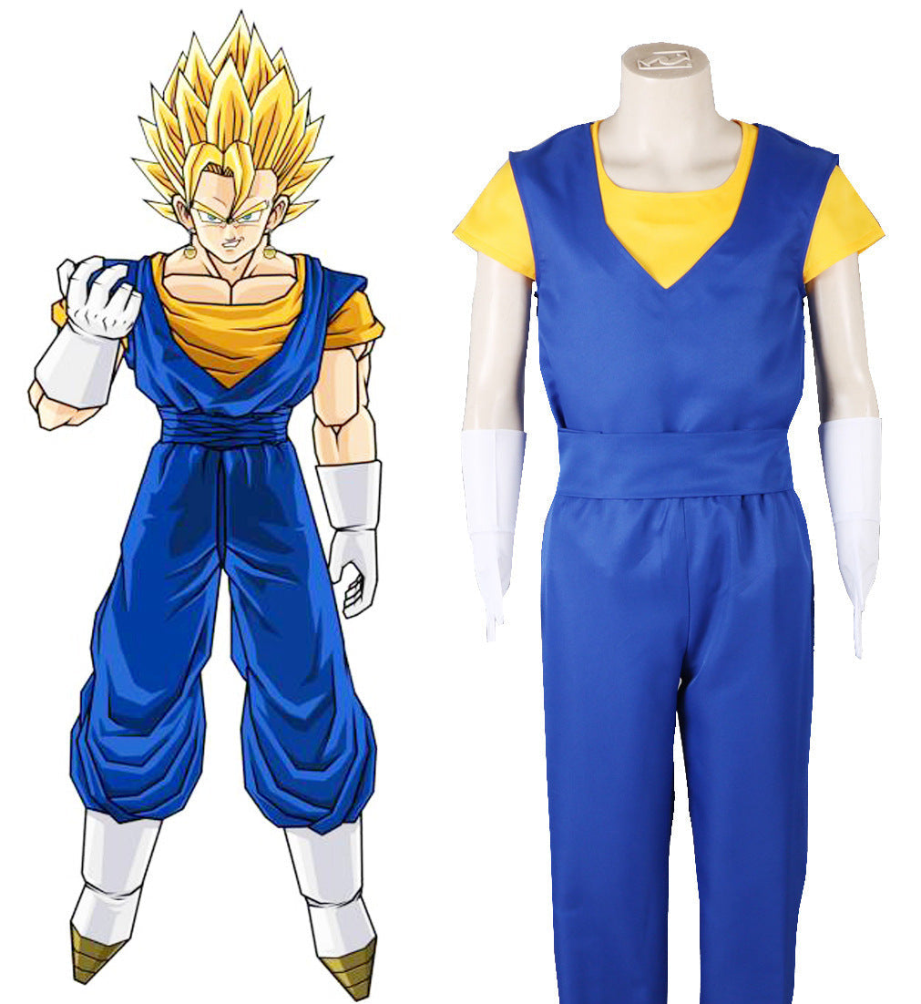 Dragon Ball Heroes Goku Cosplay Set | Anime Practice Suit for Halloween & Events