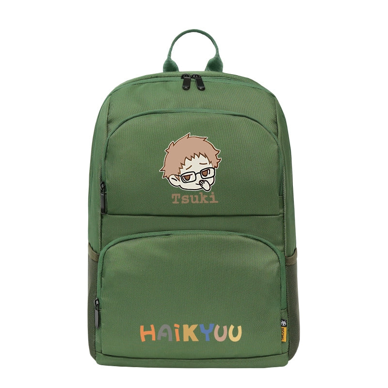 Volleyball Anime School Backpack Large Capacity Bag for Girls & Teens