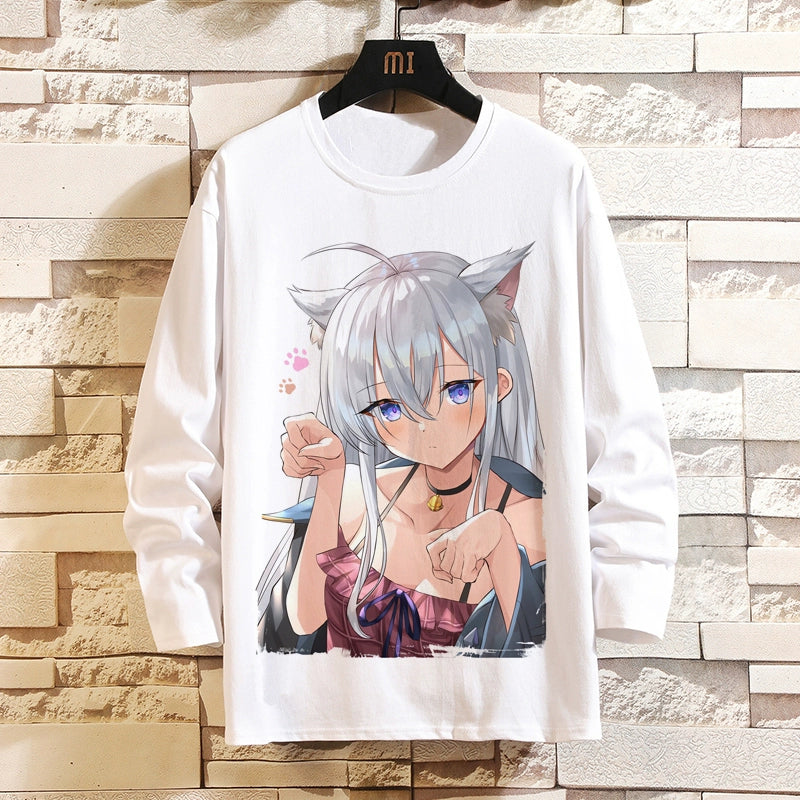 Witch Journey Irena Periphery Long-Sleeved T-Shirt Emnessia Anime Two-Dimensional Men and Women Autumn Clothes