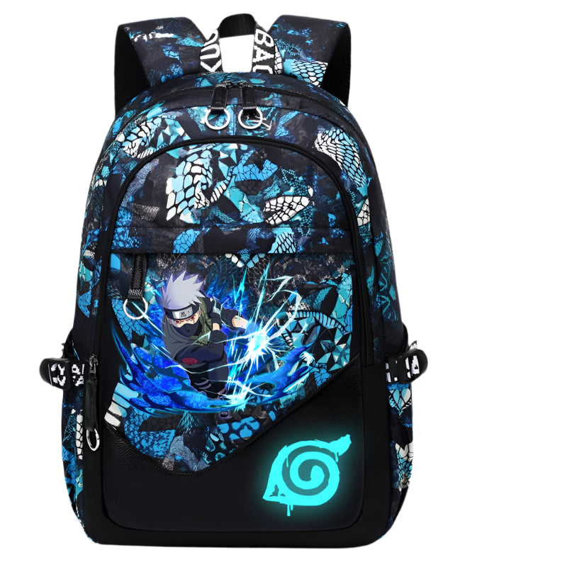 Naruto Ninja School Backpack Lightweight Large-Capacity Bag