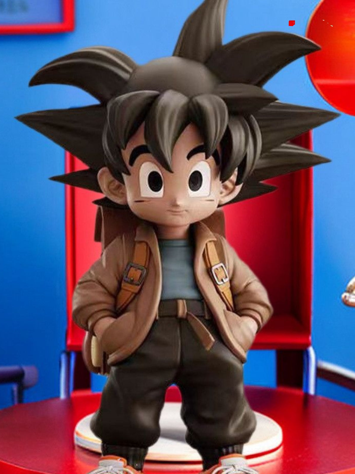 Dragon Ball Q-Version Monkey King Figure Mini Backpack Charm & Desktop Figure