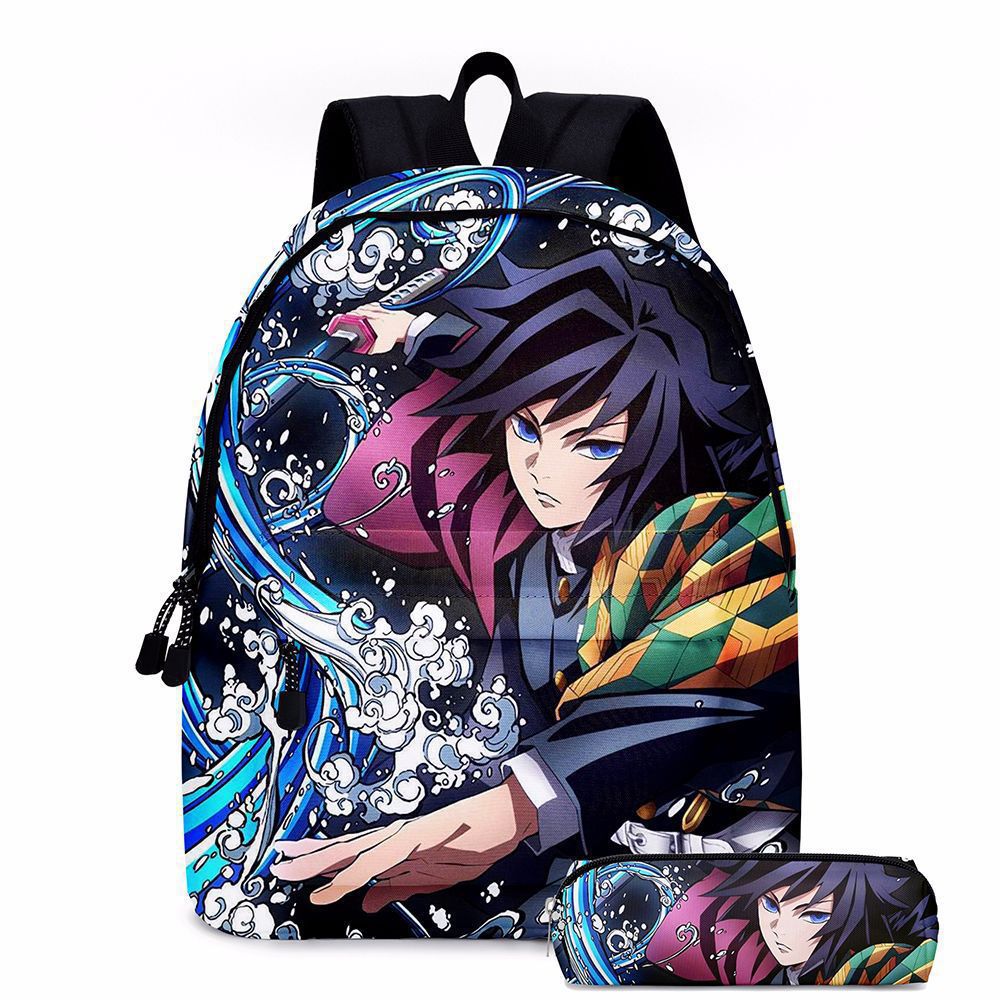 Super Moon Blade 3D Print Anime Backpack 2-Piece School Bag Set