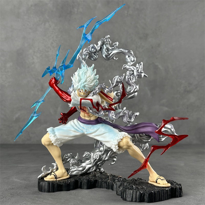 One Piece Sun God Nika Luffy 5th Gear Raiden Wink Lightning Form Figure