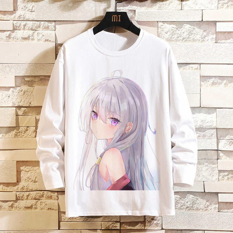 Witch Journey Irena Periphery Long-Sleeved T-Shirt Emnessia Anime Two-Dimensional Men and Women Autumn Clothes