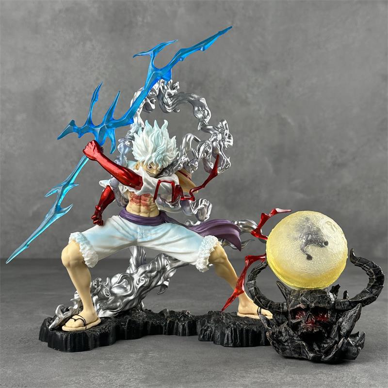 One Piece Sun God Nika Luffy 5th Gear Raiden Wink Lightning Form Figure