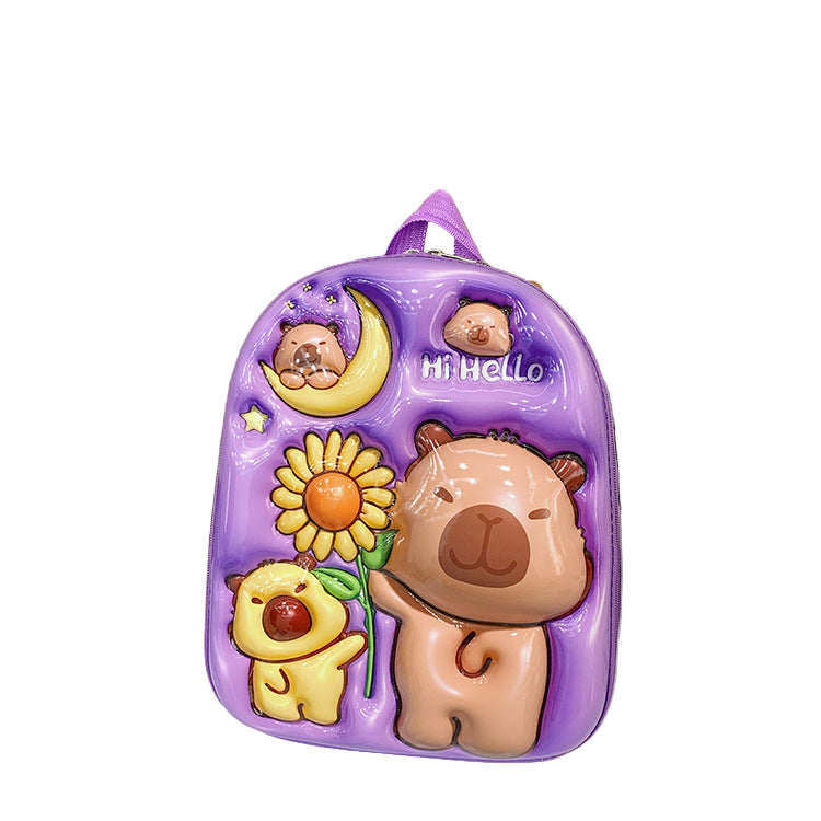 Cross-border new children's cartoon rabbu, cute girl's schoolbag, backpack, kindergarten backpack, boy's baby hard shell