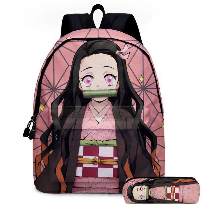 Super Moon Blade 3D Print Anime Backpack 2-Piece School Bag Set