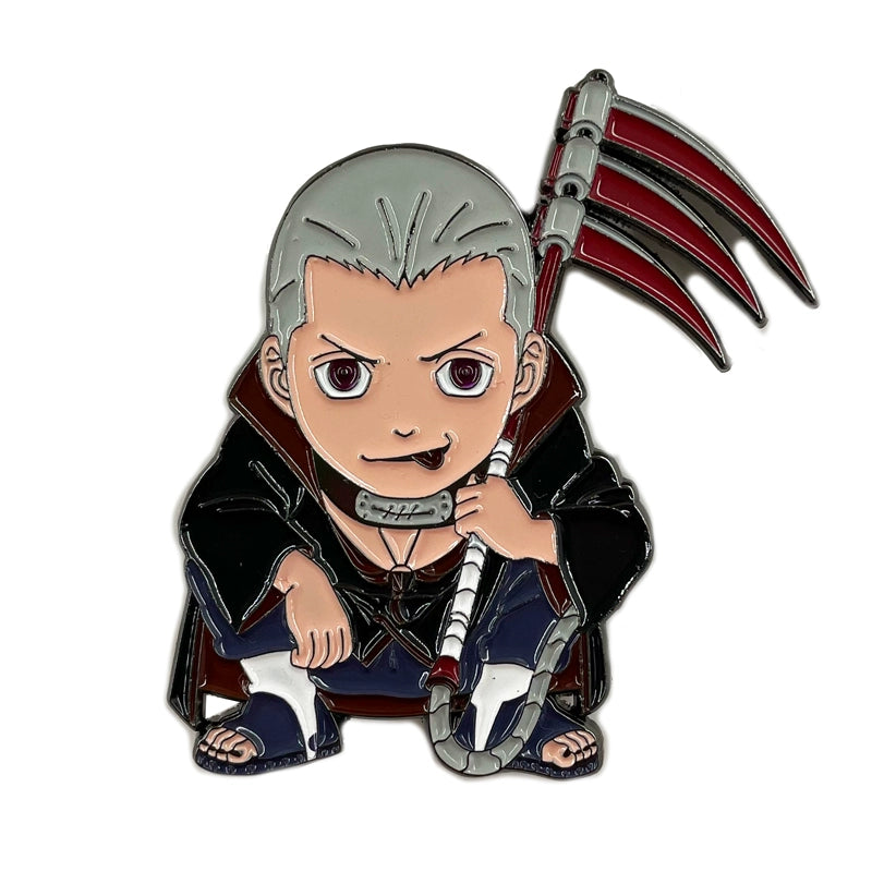 Naruto Akatsuki Brooch Set Itachi, Deidara, Kisame, Pain Metal Badge for Bag Decoration & Collection