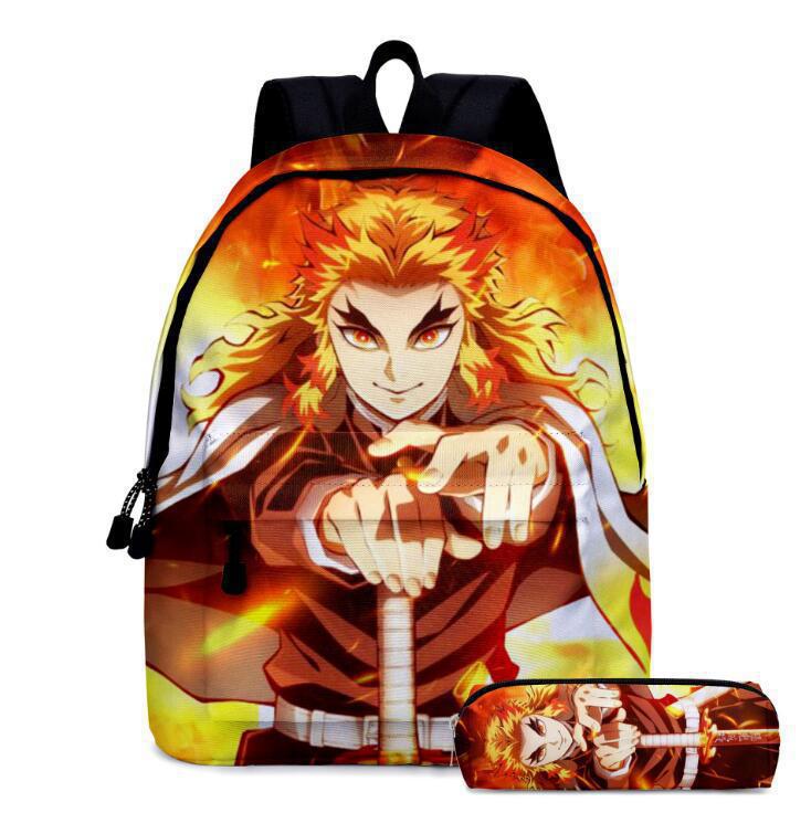 Super Moon Blade 3D Print Anime Backpack 2-Piece School Bag Set
