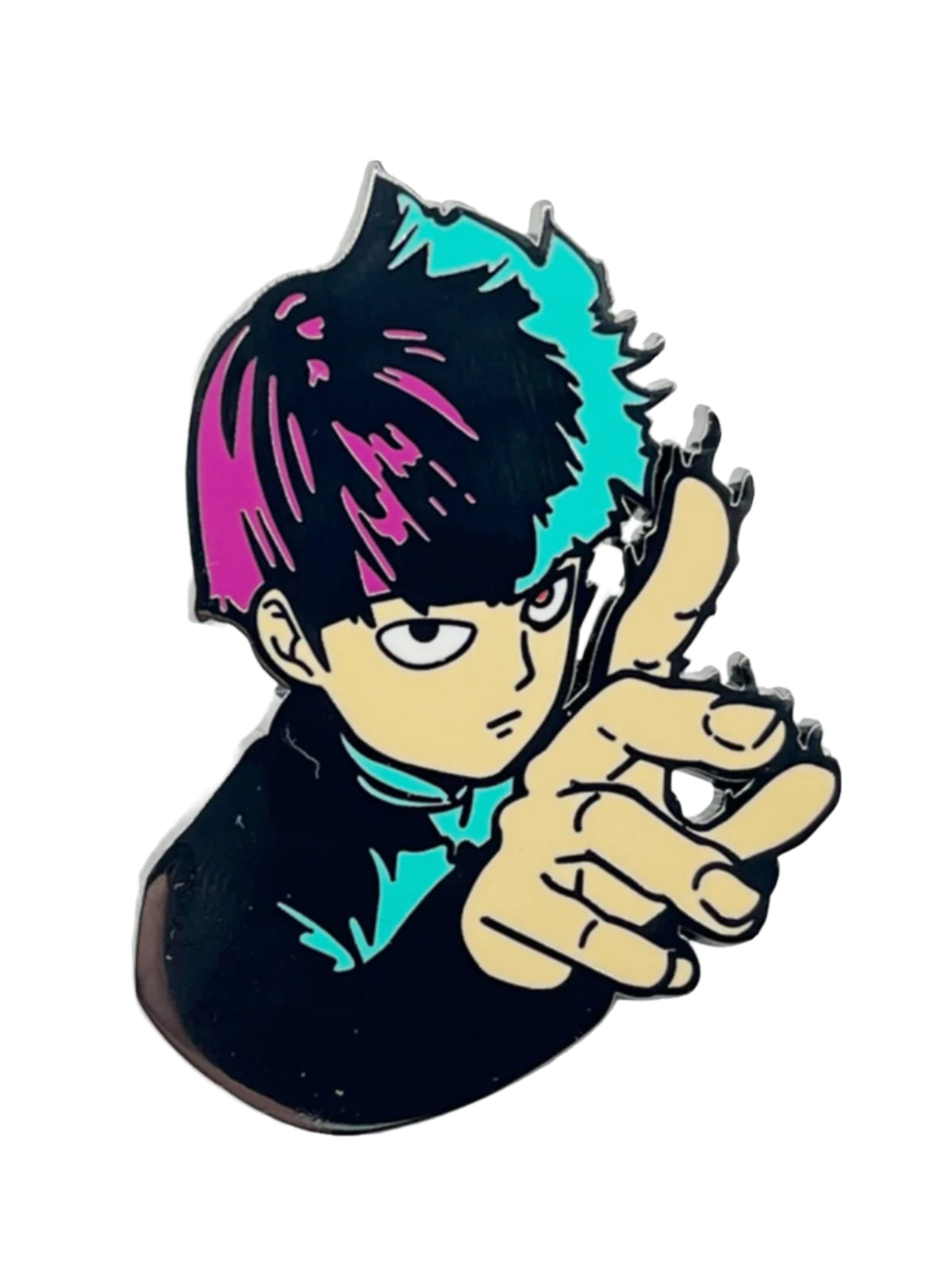 Mob Psycho 100% Shigeo Kageyama Metal Brooch Anime Peripheral Pin for Bags, Jackets & Collector Display