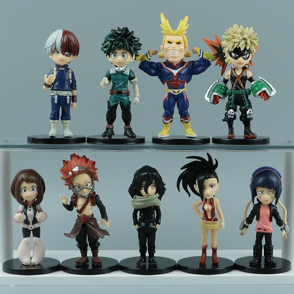 9 My Hero Academia Figure Set