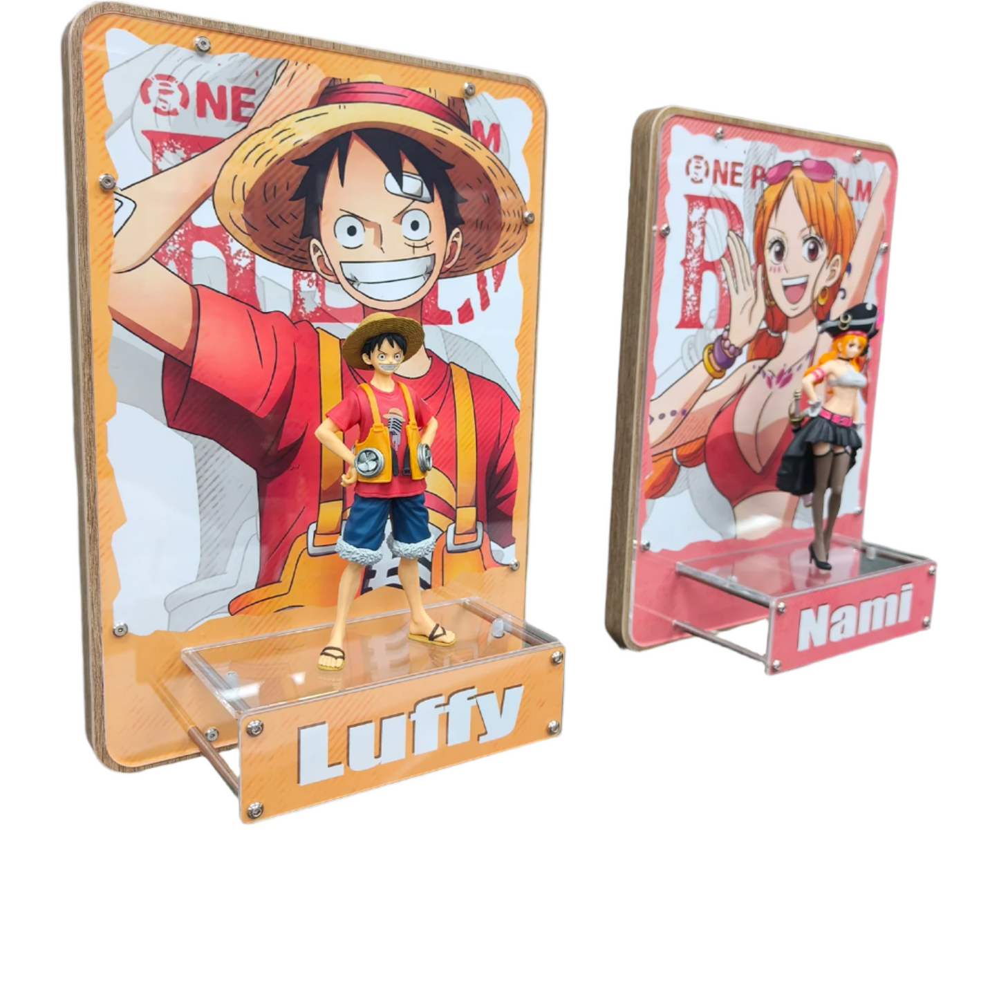 One Piece Crew Scene 3D Decorative Painting for Wall or Table Display