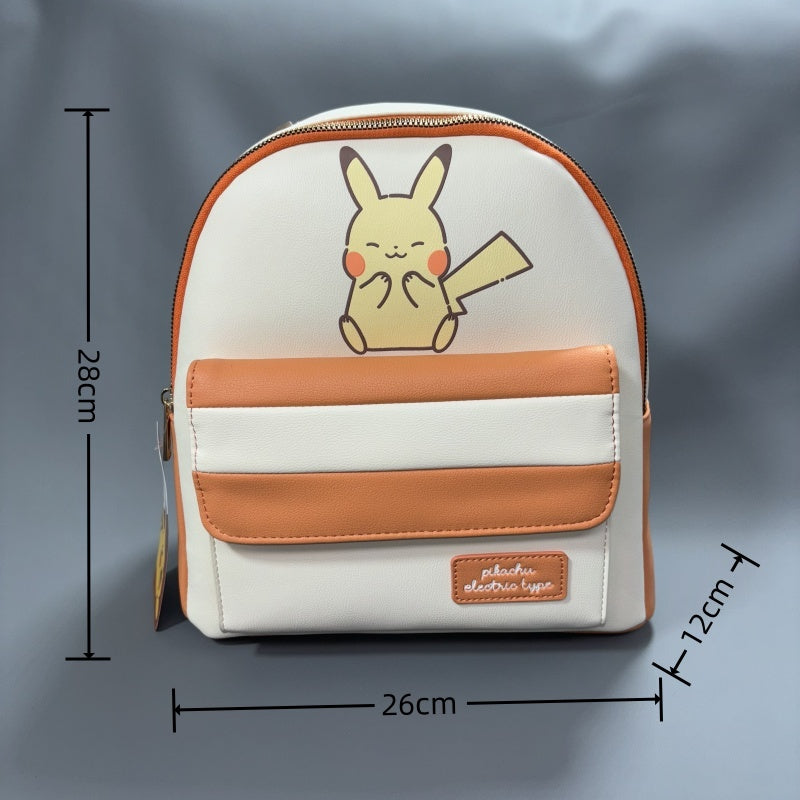 Pikachu Anime Backpack (Single Design) Fashion Peripheral Bag for Kids, Teens & Pokémon Fans