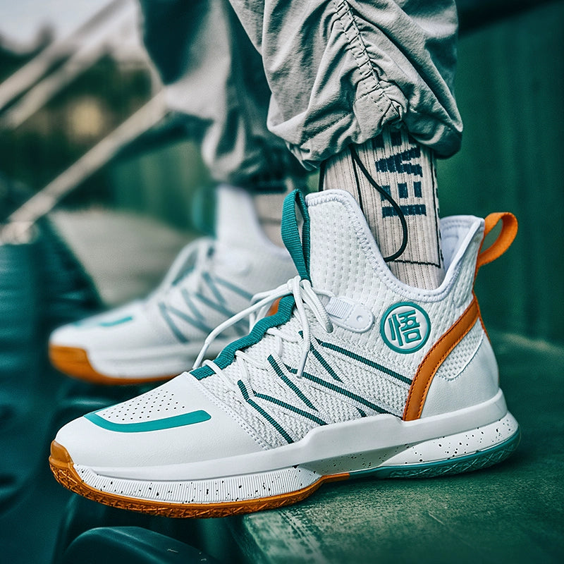 Goku Super Saiyan Fly-Knit Basketball Shoes Dragon Ball Anime Combat High-Tops