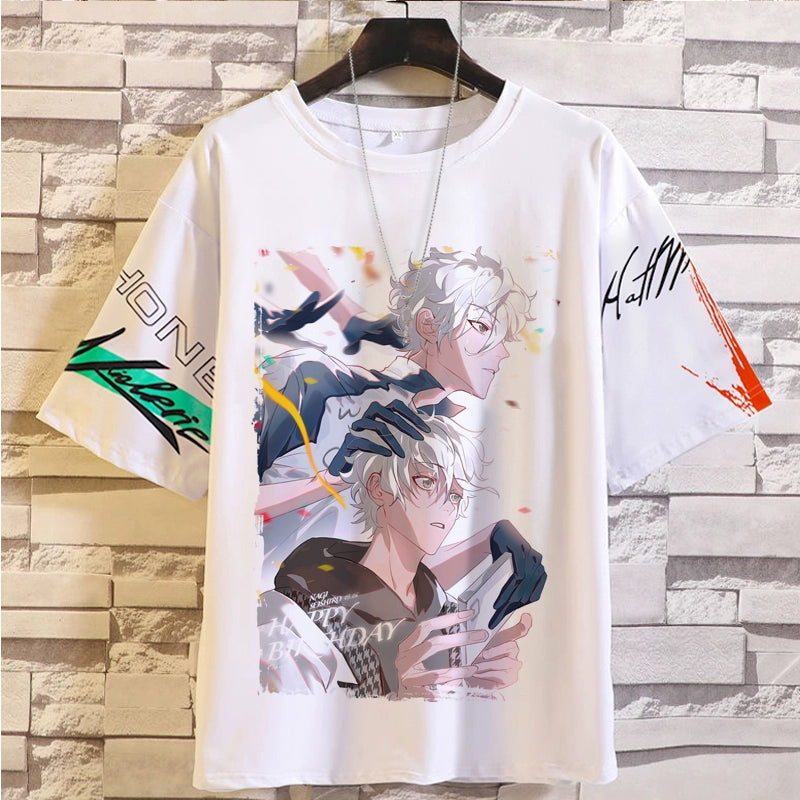 Blue Prison Pain Clothes T-Shirt BLUE LOCK Jieshi Yiling Wangbee Le Back Male and Female Teen Summer Top Anime Peripheral