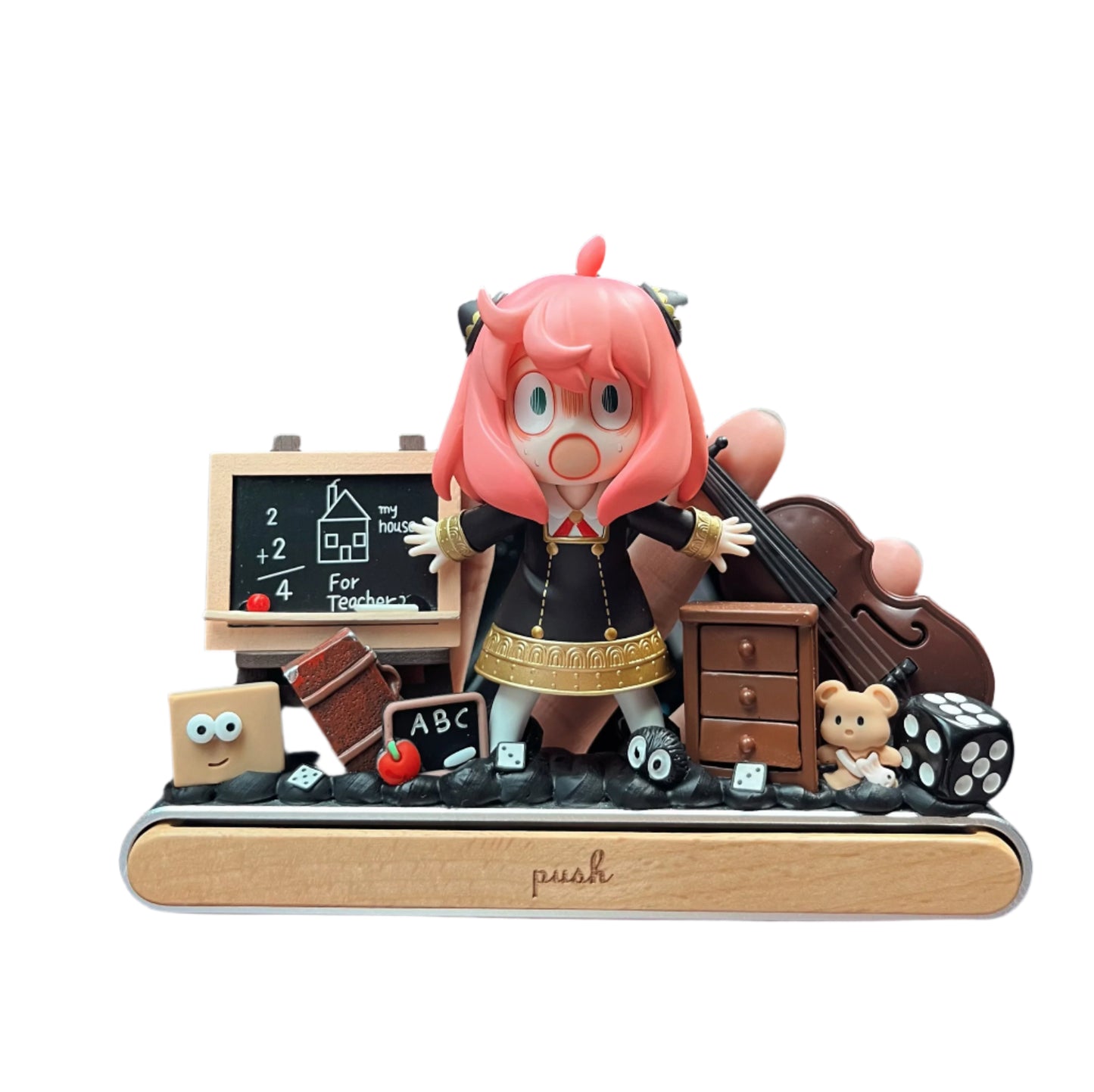 Anya Parking Plate Car Ornament Spy x Family Moving Car Gift for Anime Fans
