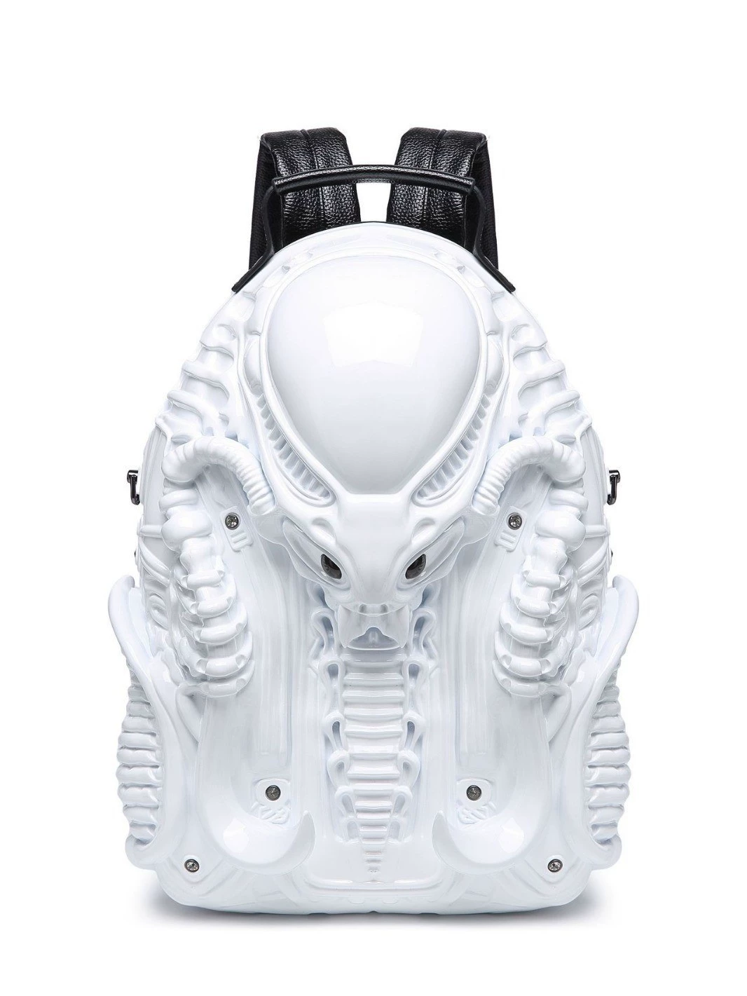 Punk Metal Predator Backpack Street Style School Bag for Men & Women