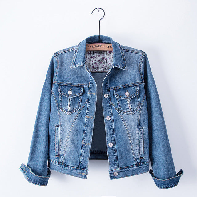 Short Denim Shawl Jacket – Half Sleeve Chic for Halter Skirts & Layered Looks