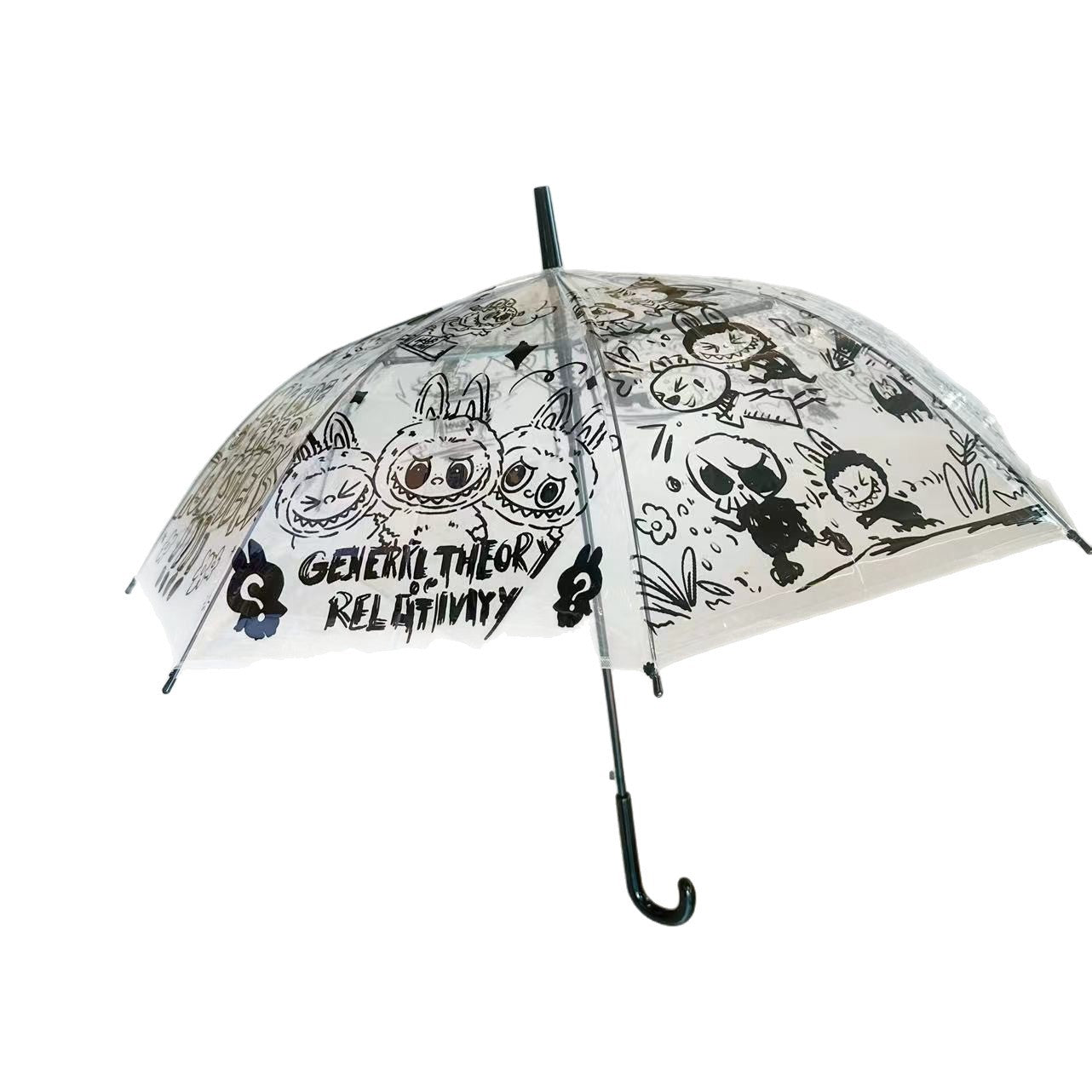 Labu Transparent Auto-Open Umbrella Cute Folding Anime Style for fans
