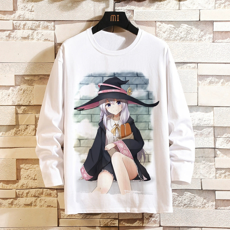 Witch Journey Irena Periphery Long-Sleeved T-Shirt Emnessia Anime Two-Dimensional Men and Women Autumn Clothes