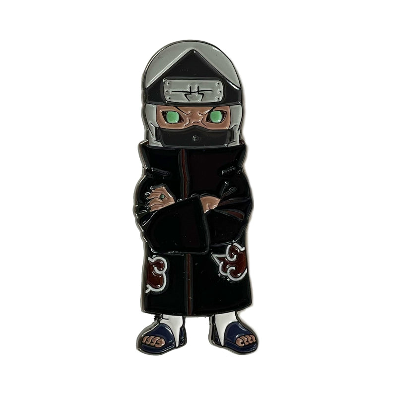 Naruto Akatsuki Brooch Set Itachi, Deidara, Kisame, Pain Metal Badge for Bag Decoration & Collection