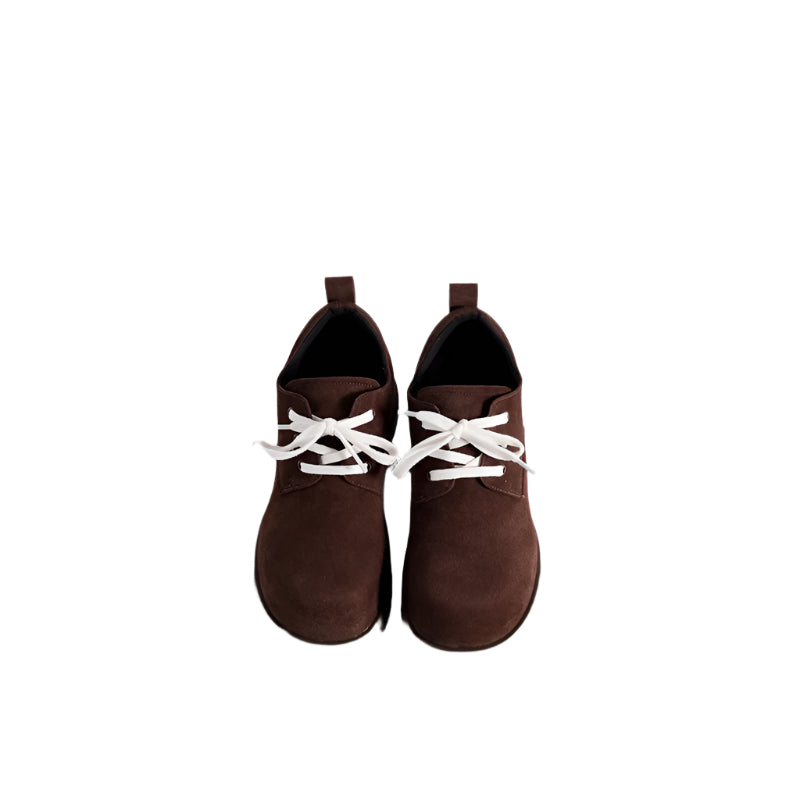 Retro Big Head Derby Flats – Easy-to-Match Heels with Vintage Vibes
