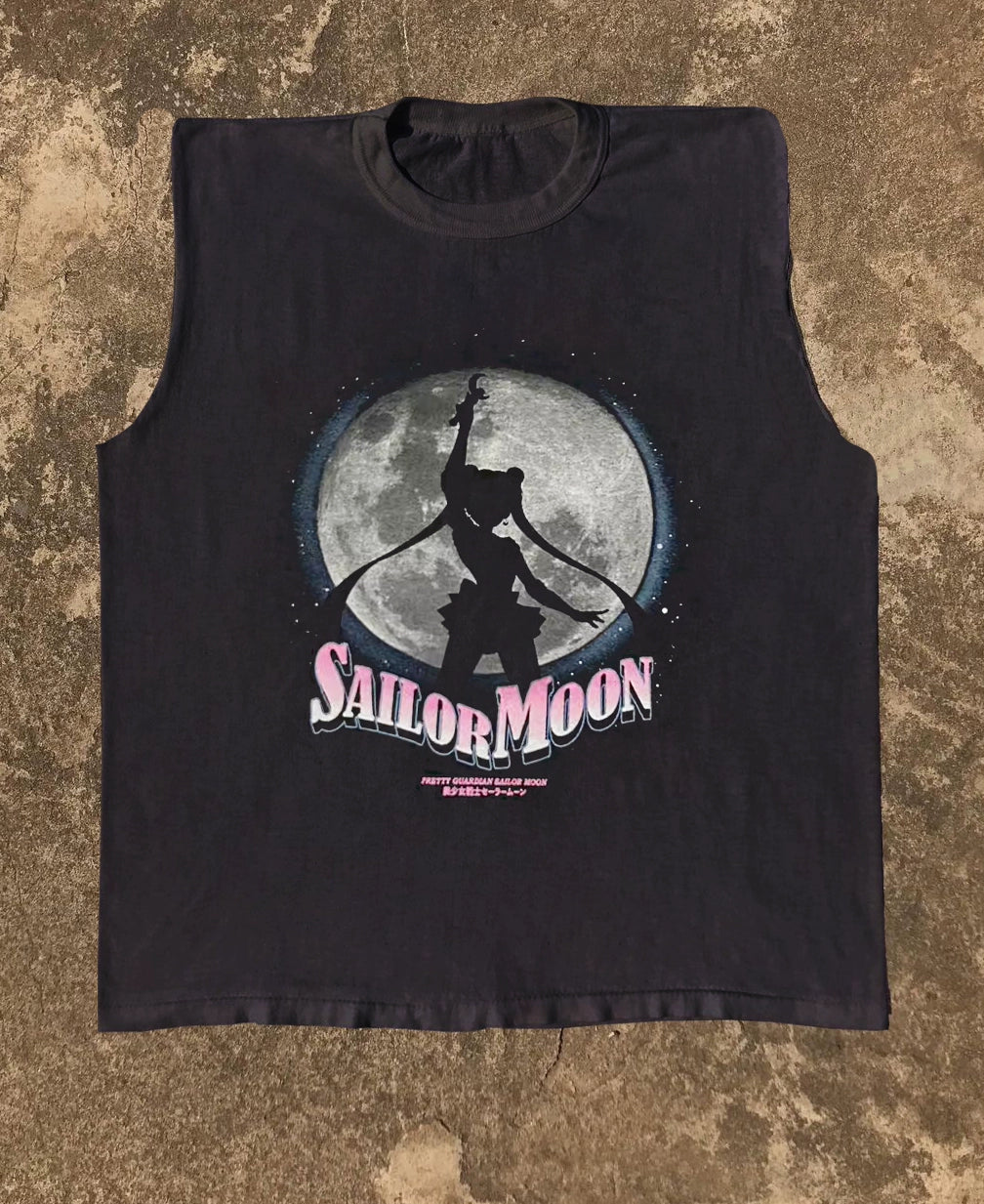 Outer Senshi Mode Pluto x Saturn Chopped Sleeve Tee