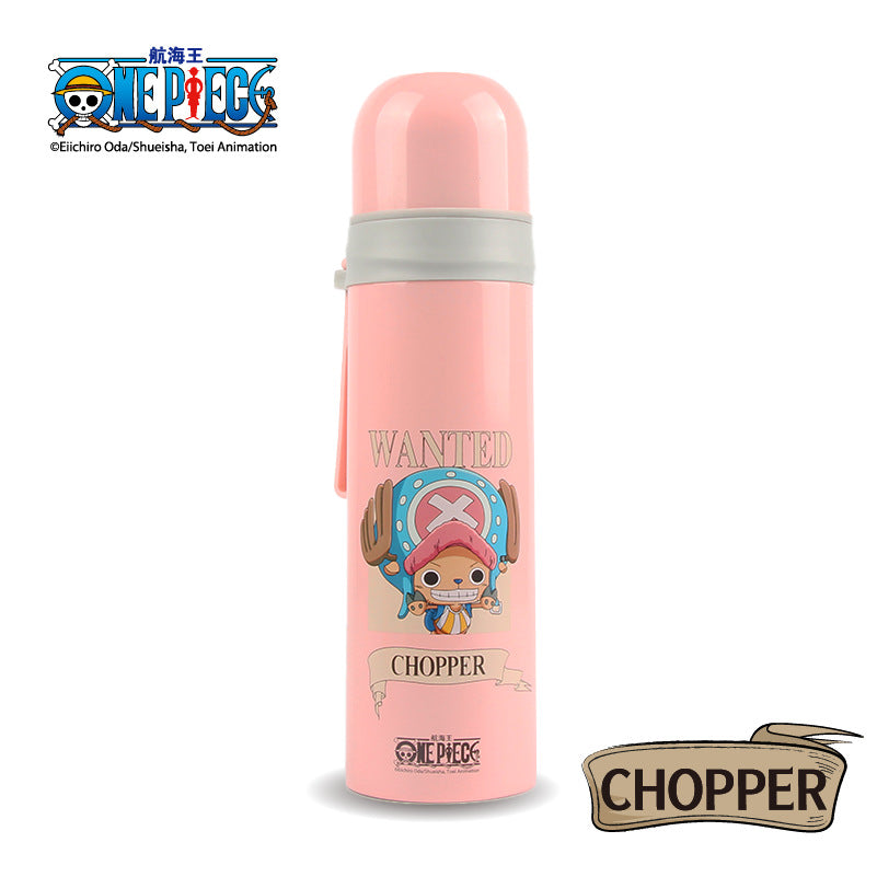 One Piece Bullet Thermos 304 Stainless Steel Portable Cup for Anime Fans