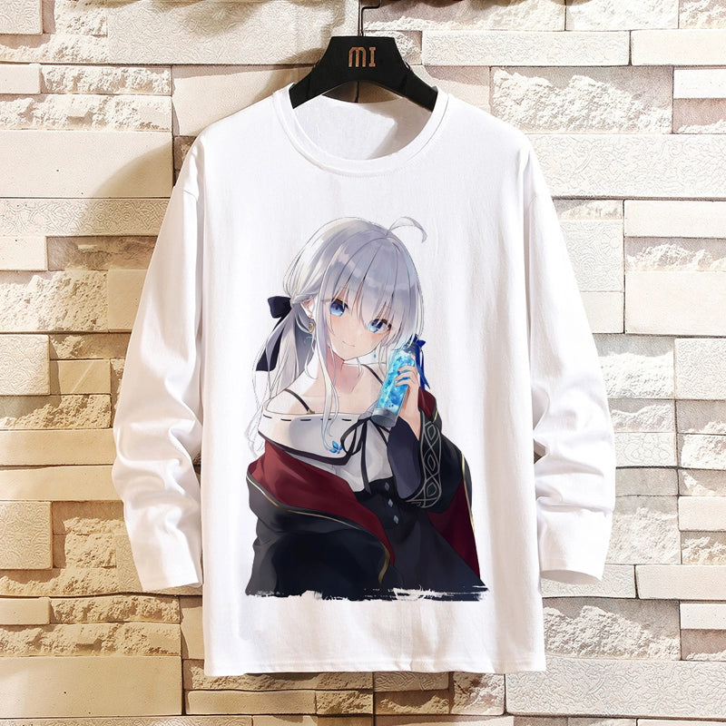 Witch Journey Irena Periphery Long-Sleeved T-Shirt Emnessia Anime Two-Dimensional Men and Women Autumn Clothes