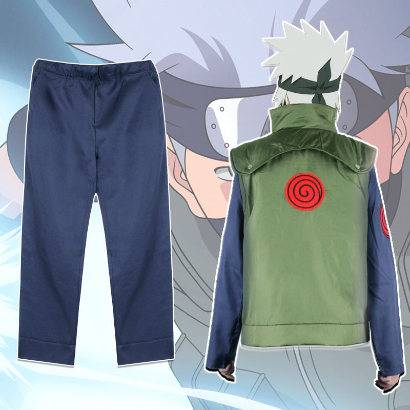 Cosplay Uniform Kakashi Hatake & Asuma Sarutobi Ninja Outfit Set