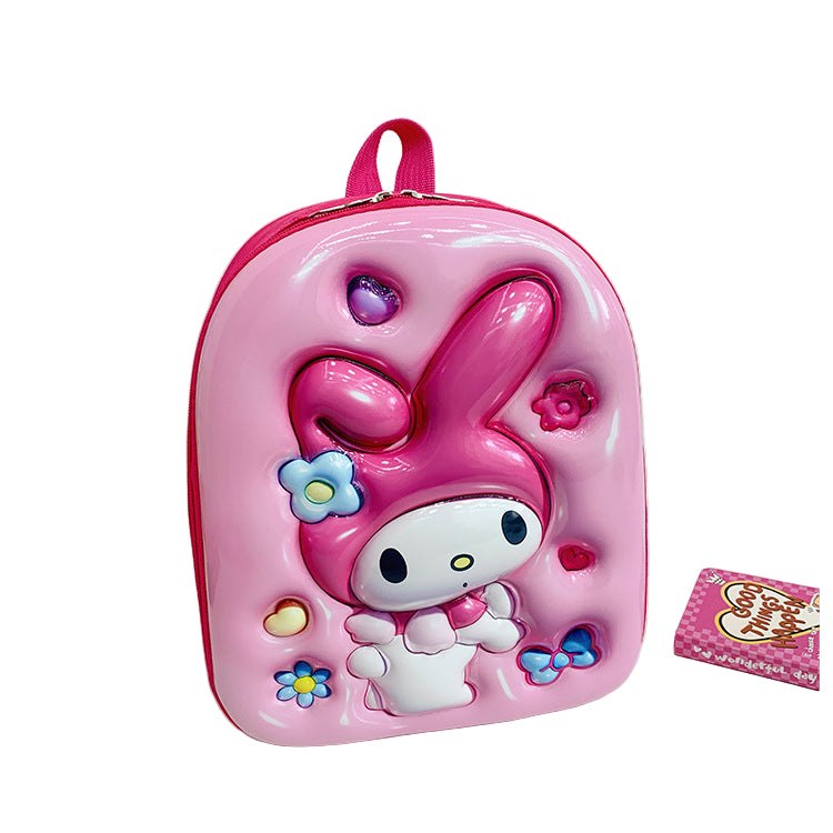 Cross-border new children's cartoon rabbu, cute girl's schoolbag, backpack, kindergarten backpack, boy's baby hard shell