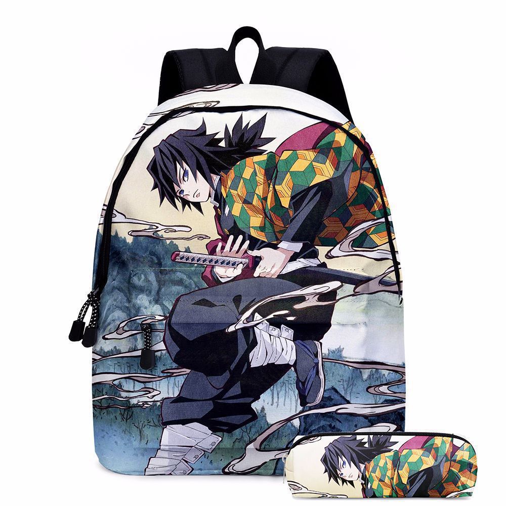 Super Moon Blade 3D Print Anime Backpack 2-Piece School Bag Set