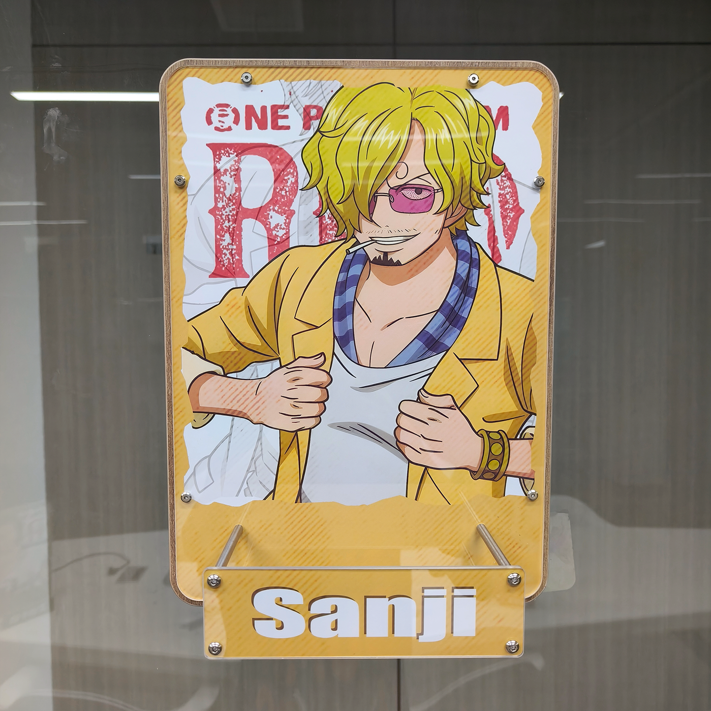 One Piece Crew Scene 3D Decorative Painting for Wall or Table Display