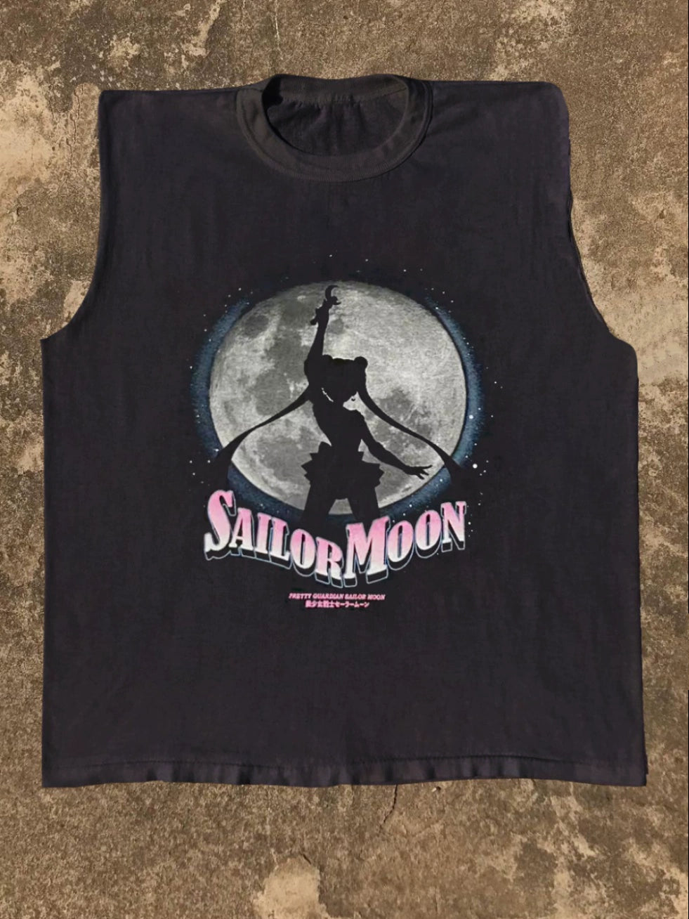 Outer Senshi Mode Pluto x Saturn Chopped Sleeve Tee