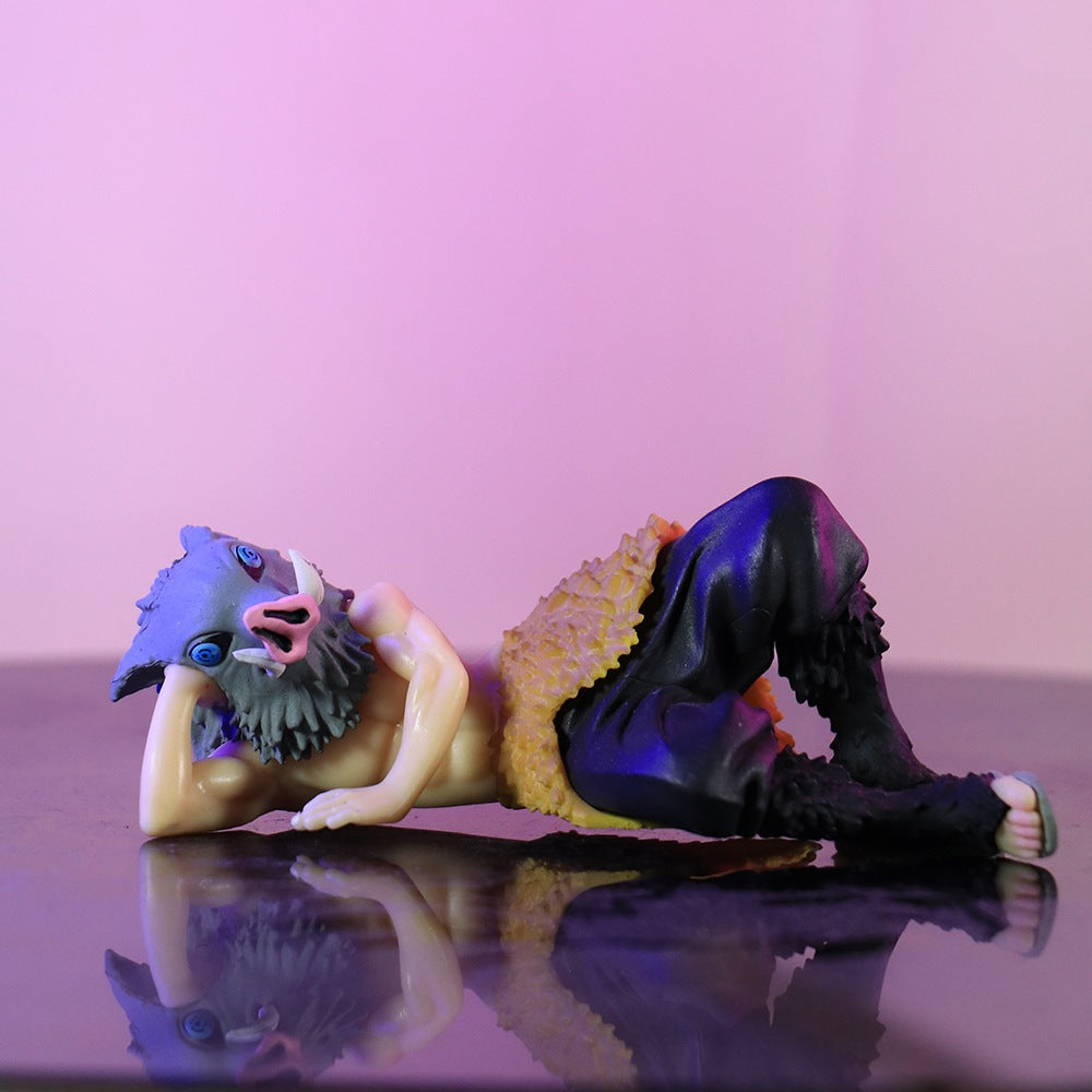 Demon Slayer Palm-Size Inosuke Figure Anime Ornament