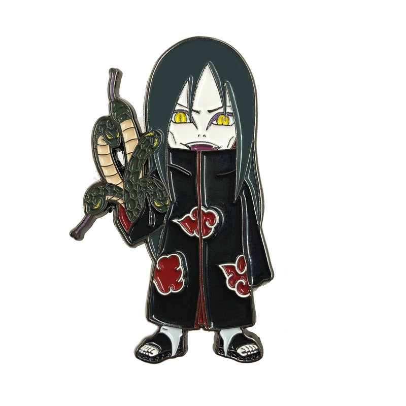Naruto Akatsuki Brooch Set Itachi, Deidara, Kisame, Pain Metal Badge for Bag Decoration & Collection