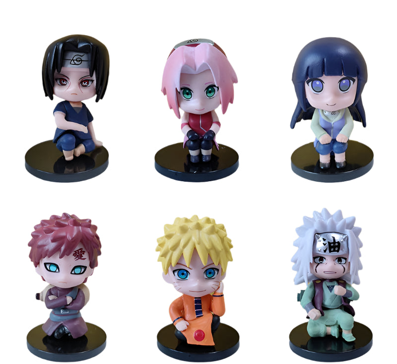 Naruto Shippuden Uchiha Obito & Madara Clay Style Anime Figures