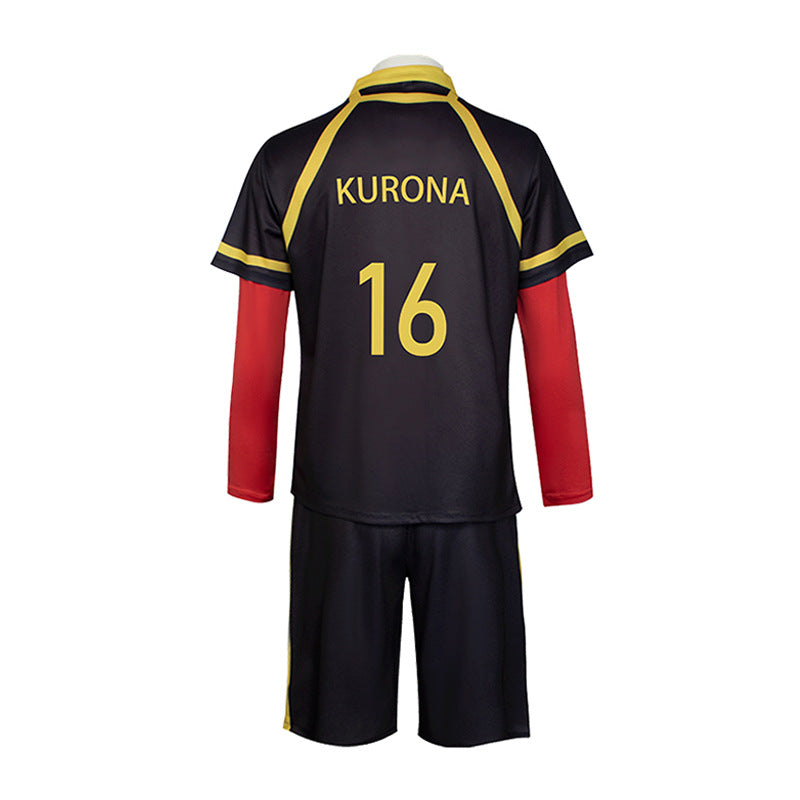 BLUELOCK Prison Team Jersey Jerseys for Hardcore Anime Football Cosplay!