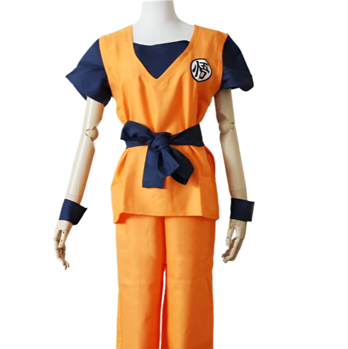 Dragon Ball Heroes Goku Cosplay Set | Anime Practice Suit for Halloween & Events