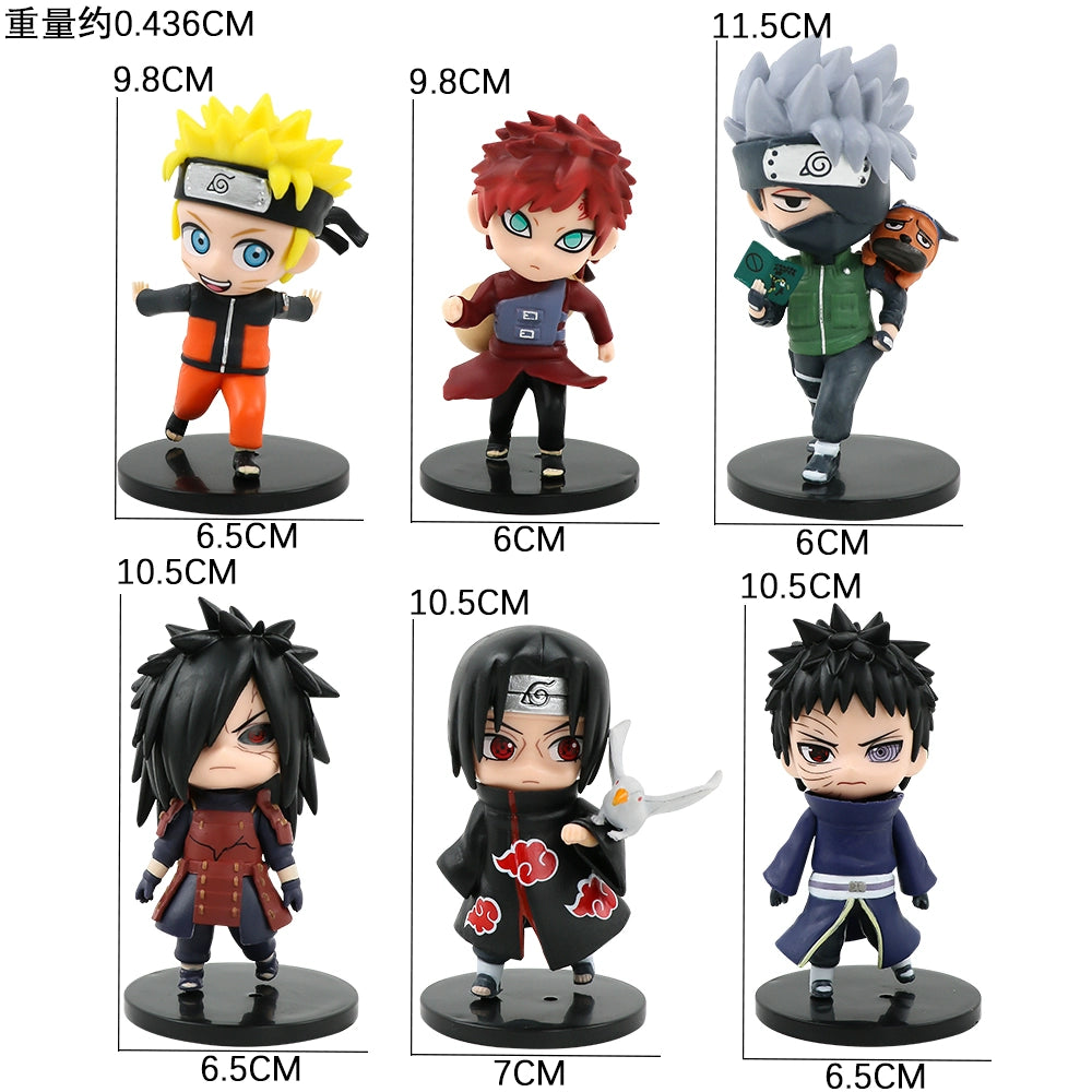 Naruto Shippuden Uchiha Obito & Madara Clay Style Anime Figures