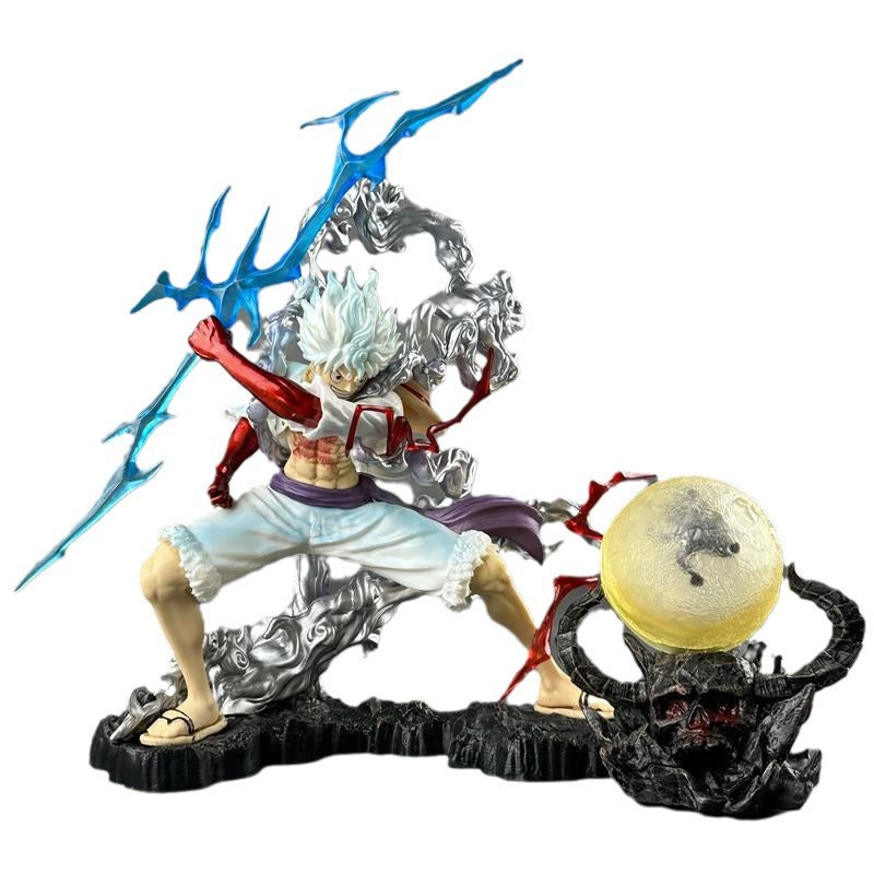 One Piece Sun God Nika Luffy 5th Gear Raiden Wink Lightning Form Figure