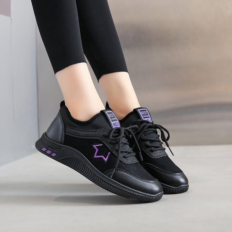 Breathable Mesh Casual Sneakers – Non-Slip Flats