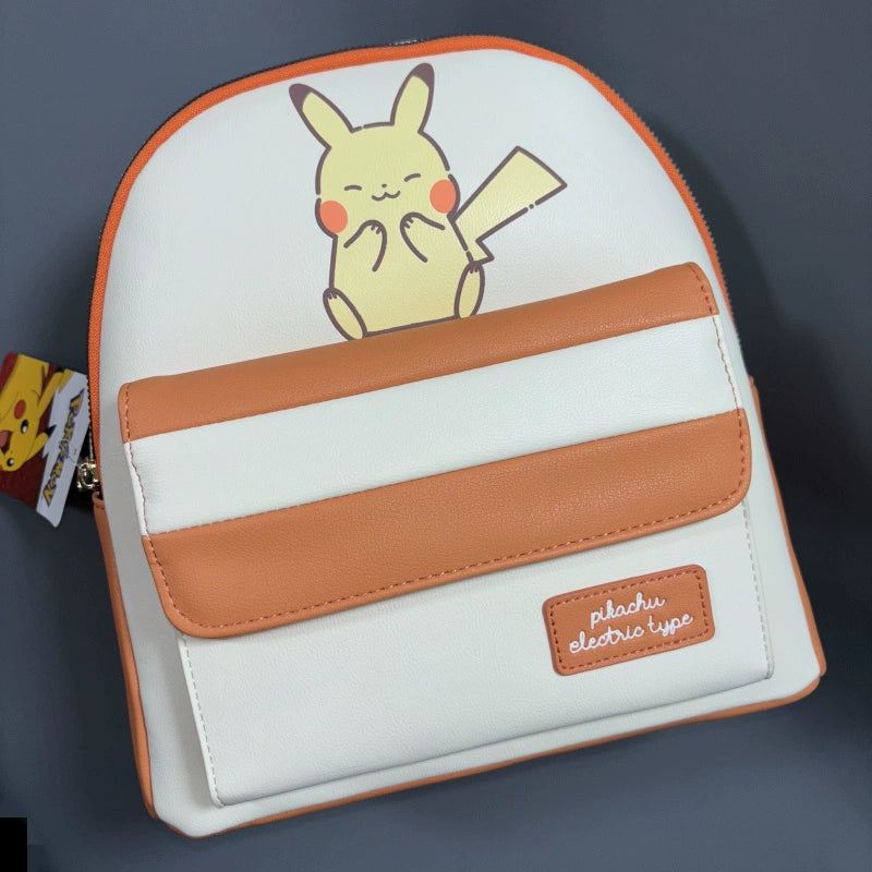 Pikachu Anime Backpack (Single Design) Fashion Peripheral Bag for Kids, Teens & Pokémon Fans